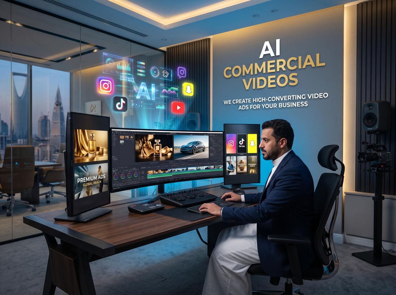 Jubail, Creative, Professional AI Video Ads For Your Business | Reels, TikTok & Instagram