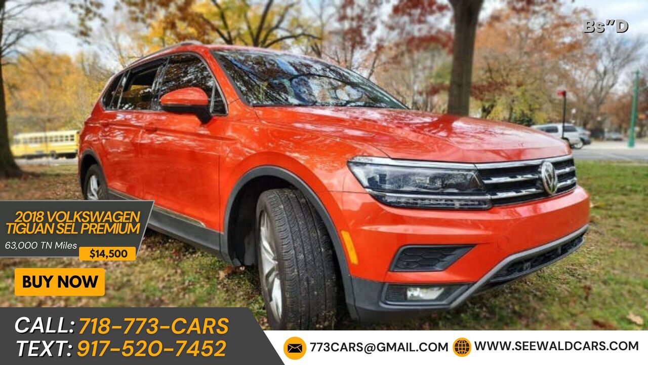 New York, Vehicles, Cars & Trucks , USD 14500,  VOLKSWAGEN TIGUAN SEL PREMIUM,  2018,  Automatic,  63000 KM,