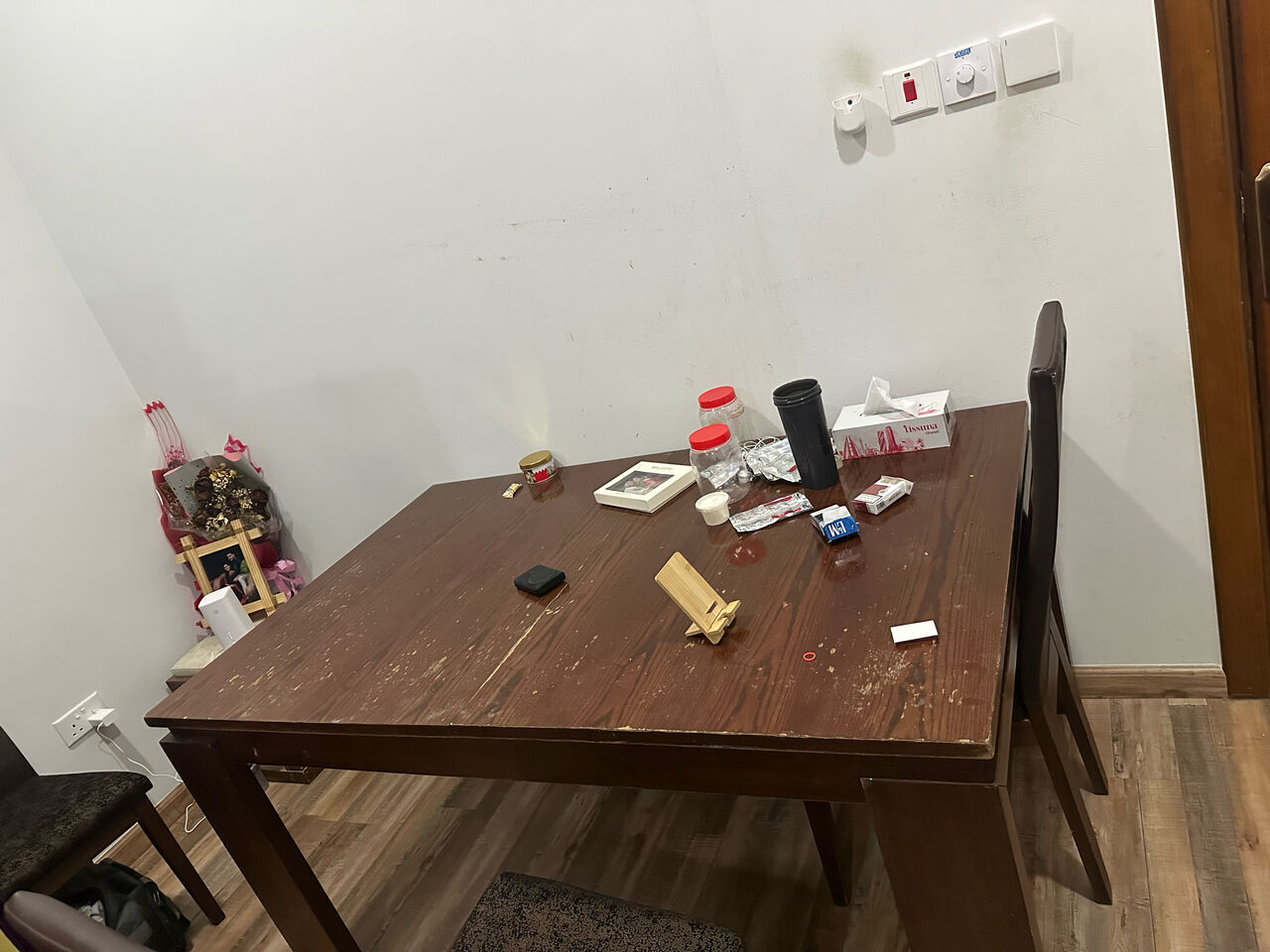 Al Seef, Household Items, BHD 80,  Bed , 6 Door Shelf With Mirror , Sofa Upto 6 People Can Sit , Dinning Table With 6 Chairs