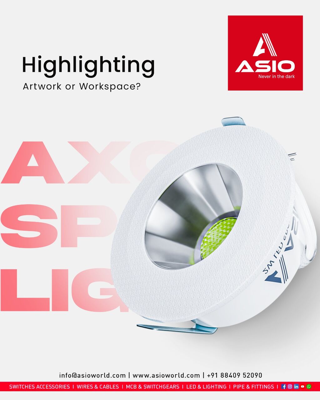 Lucknow, Electronics, LED Ceiling Panels Light For Home | Asio Electricals