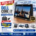 BHD 105,  DELL Core I7 Touch 2 In 1 Laptop (Metallic Body) 15.6