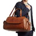 USD 152,  Leather Duffle Bag | Premium Weekender Travel Bag