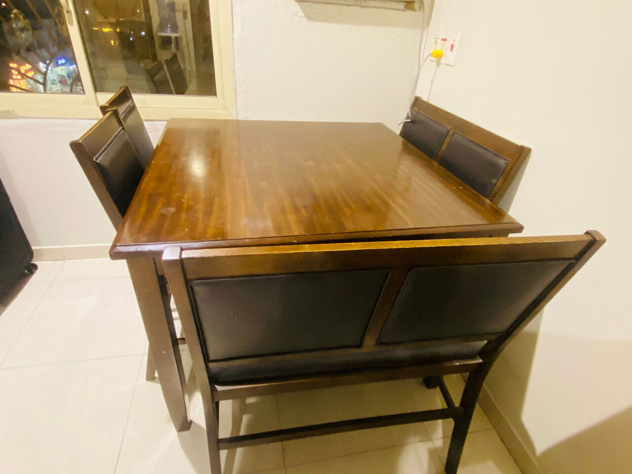 Khobar, Furniture, SAR 330,  I Am Selling Wooden Daining Table 6 Seater In Good Condition