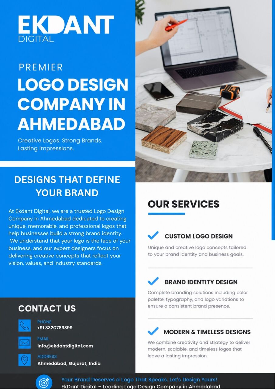 Ahmedabad, Web Design & Development, Creative Logo Design Company In Ahmedabad For Modern Businesses