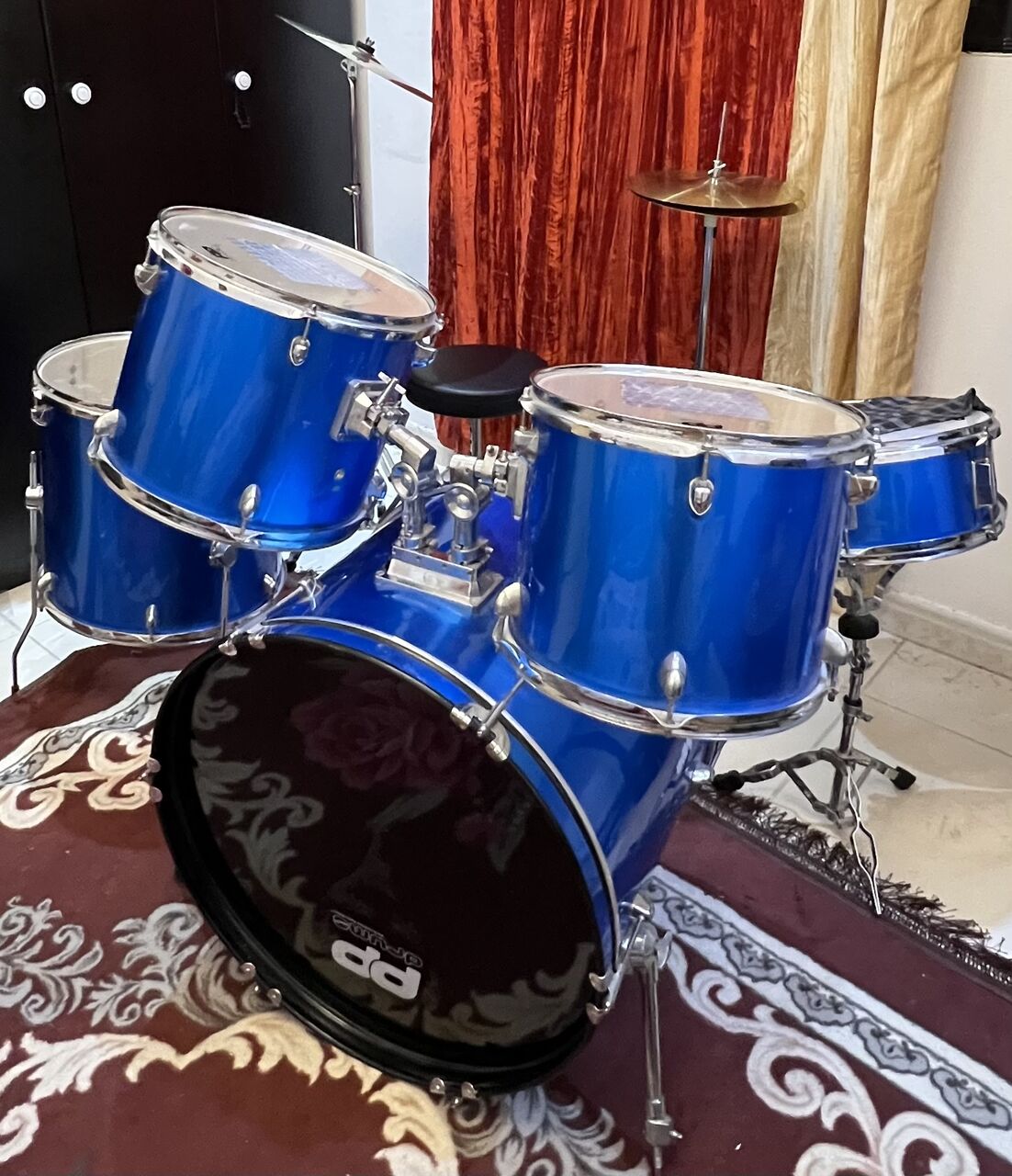 Jeddah, Furniture, SAR 950,  Drum Set & Office Chair For Sale