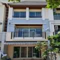 THB 28000,  20 Sq. Feet,  3-story Townhome For Rent, Klang Muang Village, Srinakarin 24 (On Nut-Pattanakarn), Newly