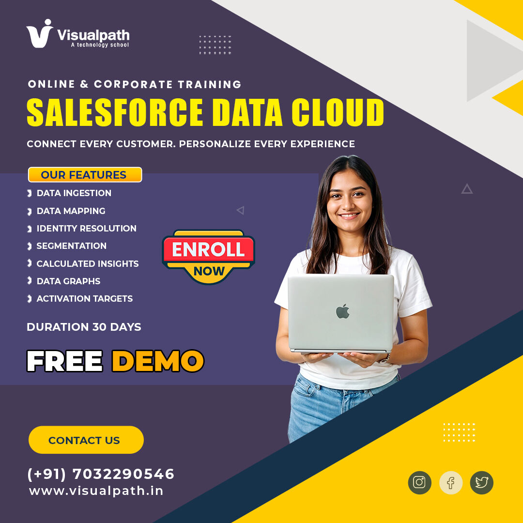 Hyderabad, Lessons Offered, Data Cloud Salesforce Training | Live Online Classes