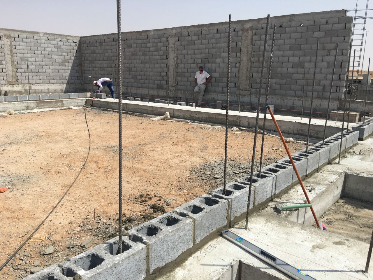 Riyadh, Construction, Blok Mason, Plaster, Paint, Tile