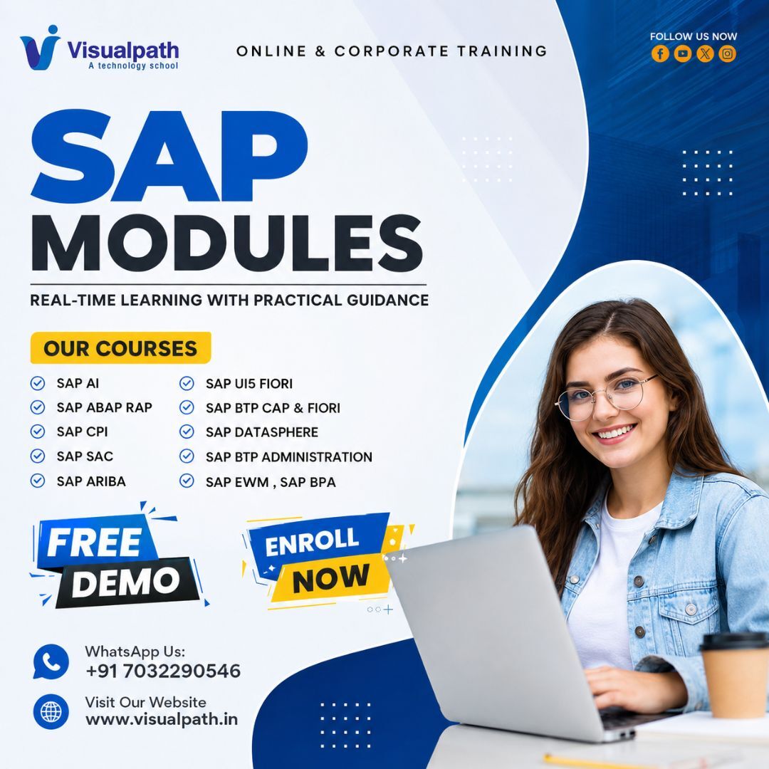 Hyderabad, Education, Master SAP Skills With Visualpath Free Live Demo