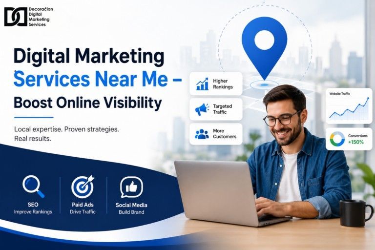New Delhi, Web Design & Development, Boost Online Visibility With DDMS Digital Marketing Services Near Me