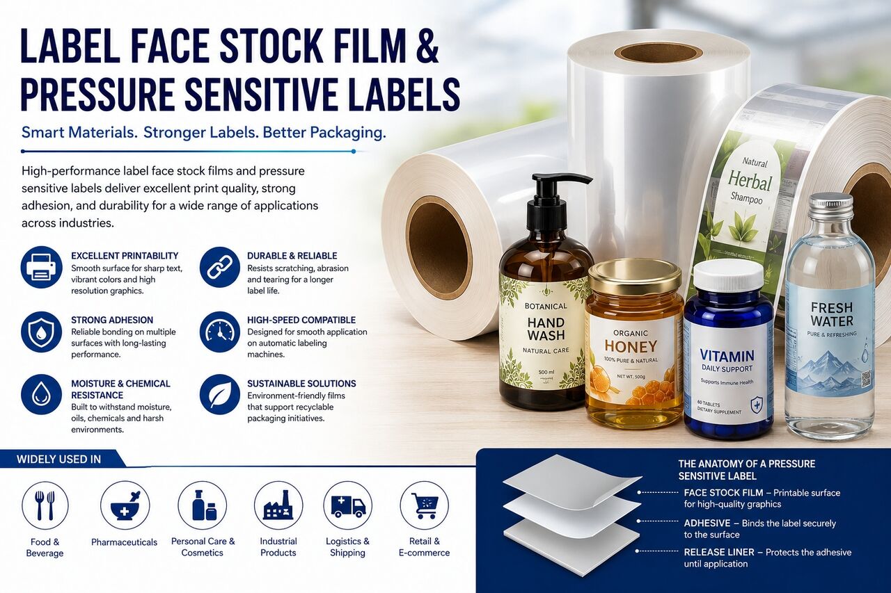 Punjab, Marketing, Premium Pressure Sensitive Label Film For High-Quality Packaging