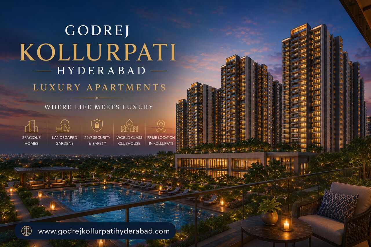 Hyderabad, Real Estate For Sale, INR 9000000,  800 Sq. Meter,  Godrej Kollurpati Hyderabad &ndash; Experience A Perfect Blend Of Luxury And Everyday Comfort