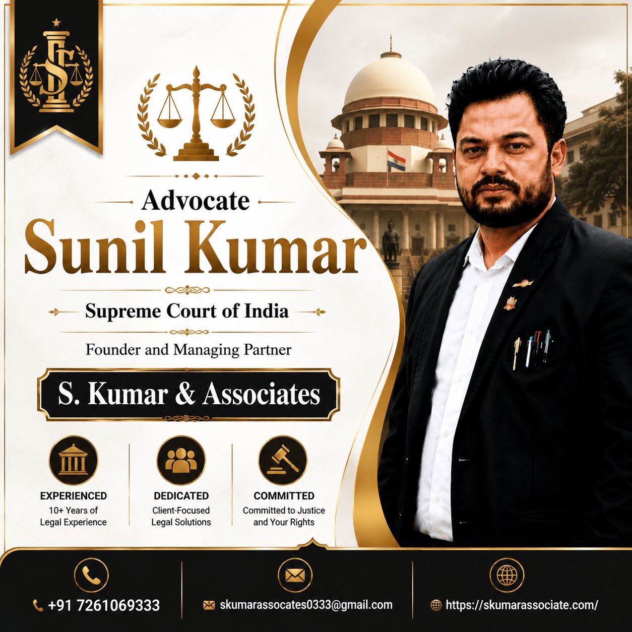 Noida, Legal, Supreme Court Advocate In Noida For SLP Practice, Constitutional & Writ Petitions