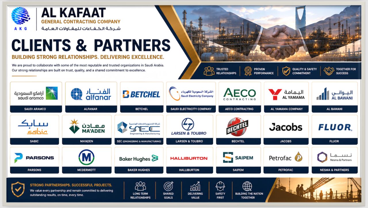 Abqaiq, Construction, YOUR TRUSTED PARTNER FOR ACCESS ROADS AND STRUCTURE PADS