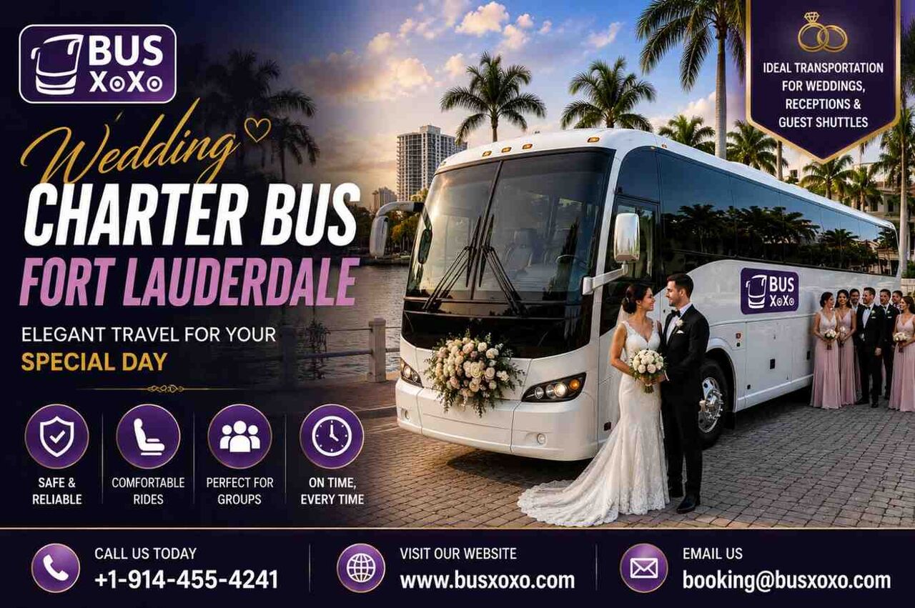 Los Angeles, Travel, Wedding Charter Bus Rental Fort Lauderdale | Stress-Free Guest Transportation