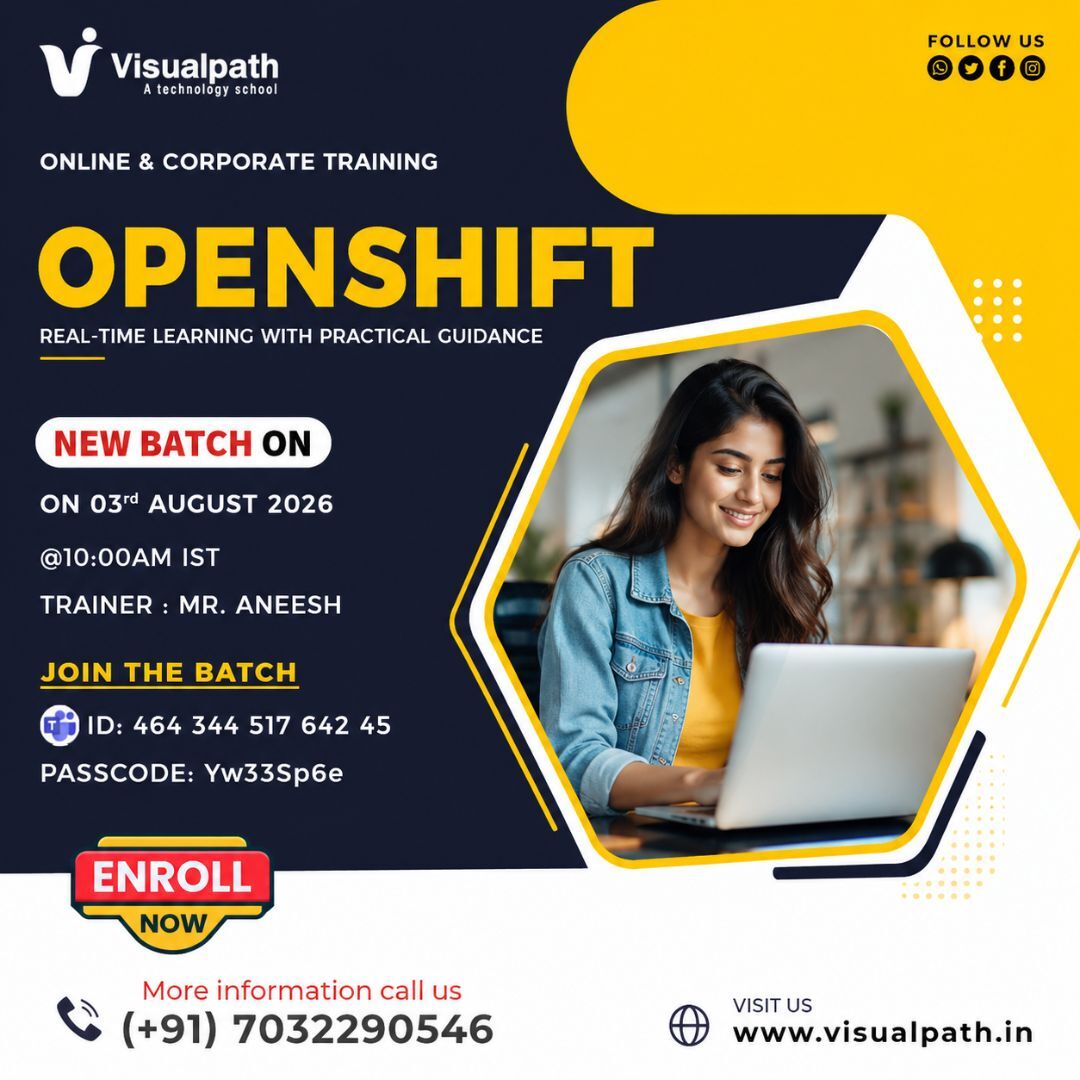 Hyderabad, Lessons Offered, OpenShift Online Training &ndash; New Batch Starts On 3rd August!