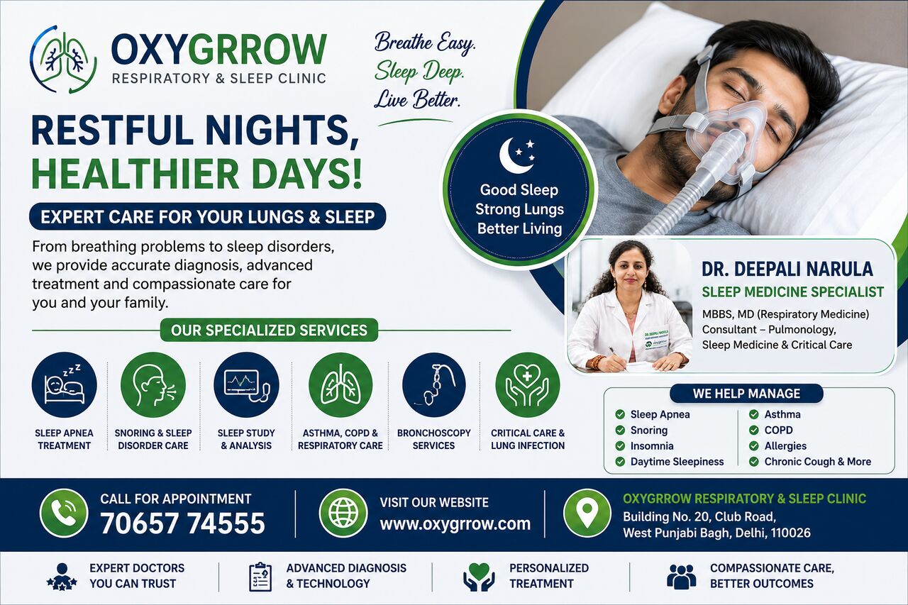 New Delhi, Health, Best Sleep Specialist In Punjabi Bagh | Sleep Apnea Treatment