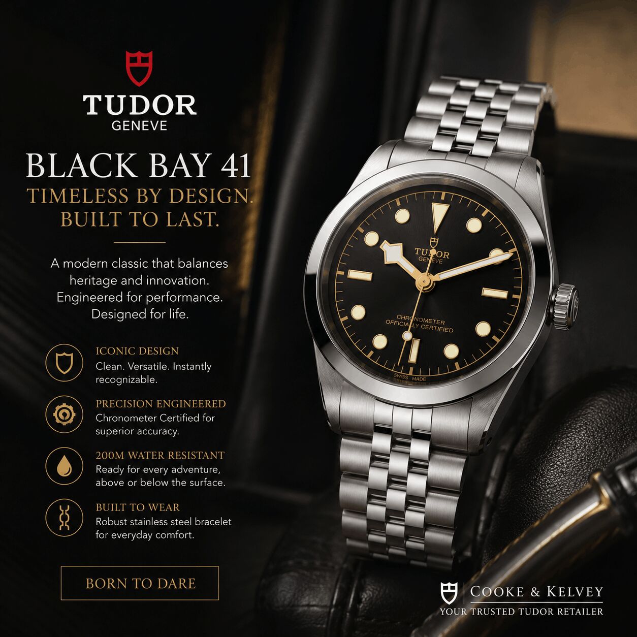 New Delhi, Watches, INR 459900,  How The Tudor Black Bay One 41 Combines Classic Design With Modern Performance