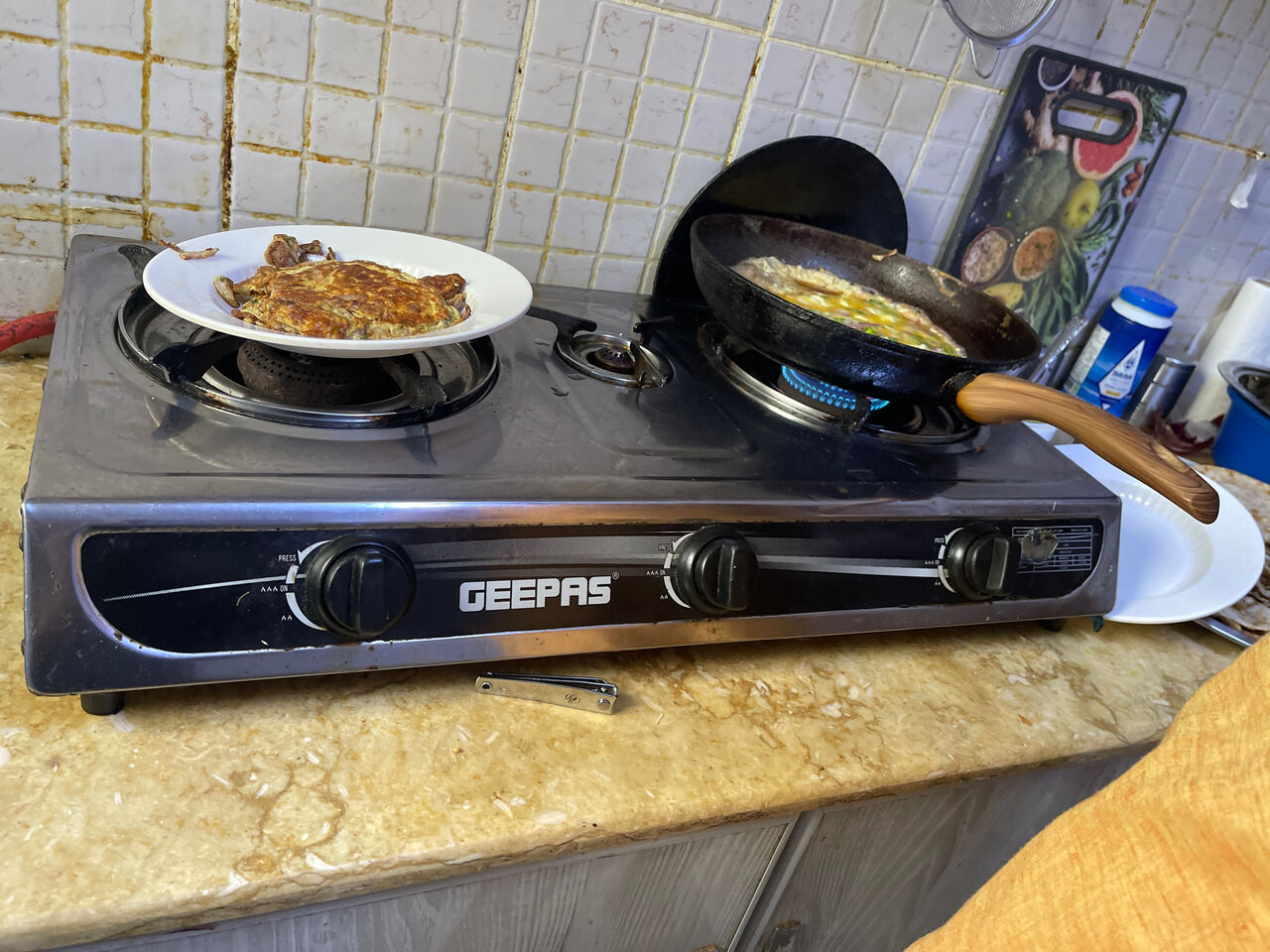 Jizan, Appliances, SAR 250,  Gas Cylinder With Geepas Gas Stove