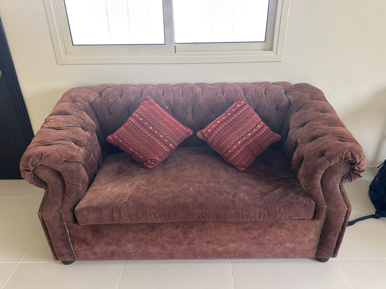 Dammam, Furniture, SAR 99,  Urgent Sale 2 Seater Sofa For Sale Only 99 Sar