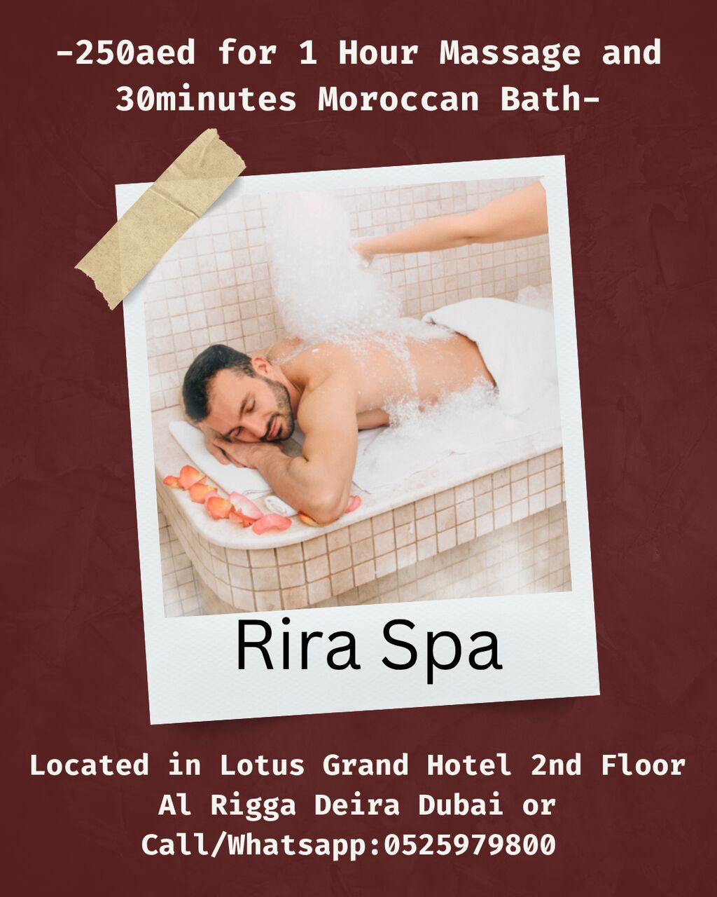 Al Rigga, Health, Rira Spa Offer 8/1/2026