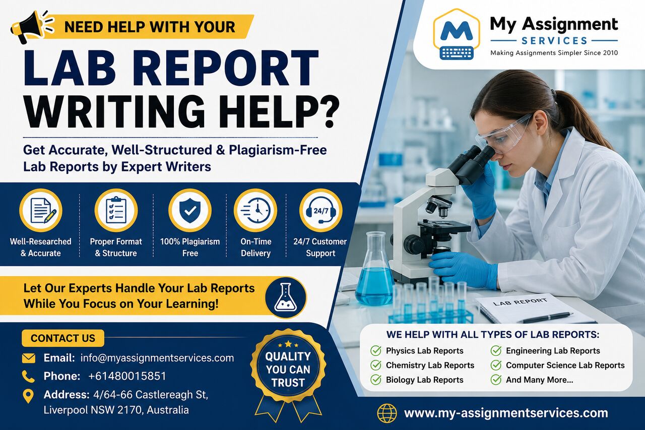 Sydney, Education, Lab Report Writing Help | Expert Academic Writers For High-Quality Reports