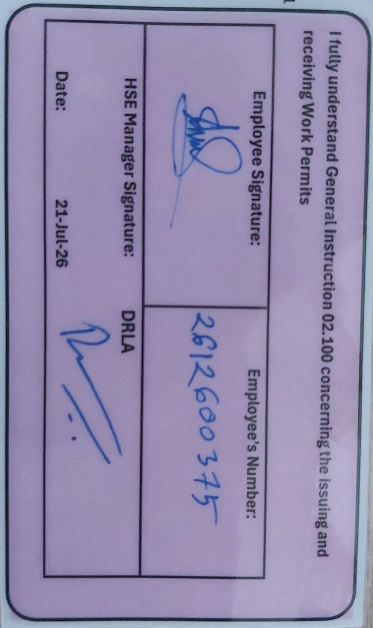 Dammam, Job Seekers, Approved Work Permit Receiver Available Valid  Cards L&T And GS Construction Arabia Co.Ltd