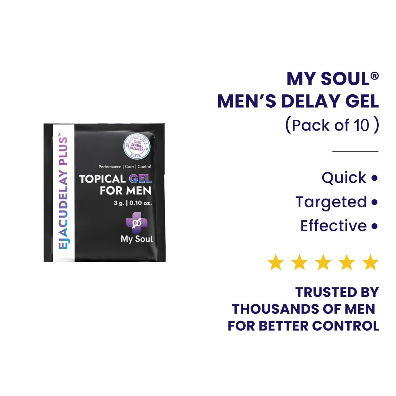 Mumbai, Health & Beauty Items, INR 349,  Purchase My Soul Delay Gel For Men For Better Intimate Confidence