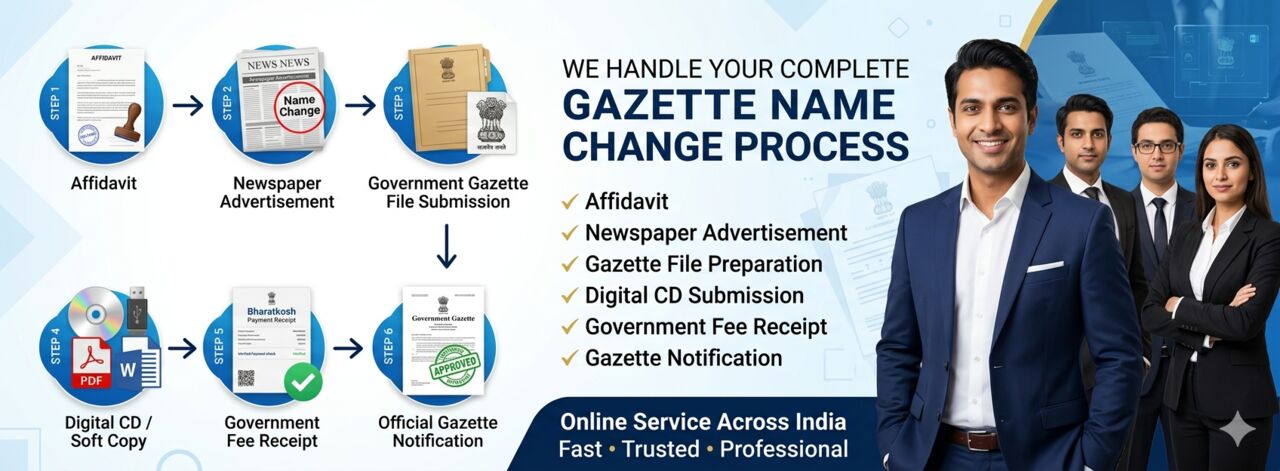 New Delhi, Legal, Name Change Gazette Fee, Process, And Time