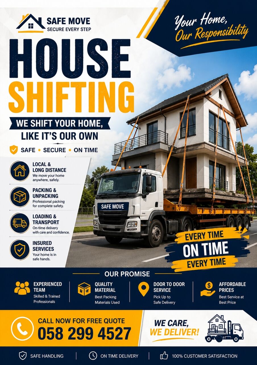 Khobar, Labor/Moving, WE OFFER VERY LOW-PRICE HOUSE SHIFTING, MOVING, & PACKING SERVICES WITH PROFESSIONAL TEAM