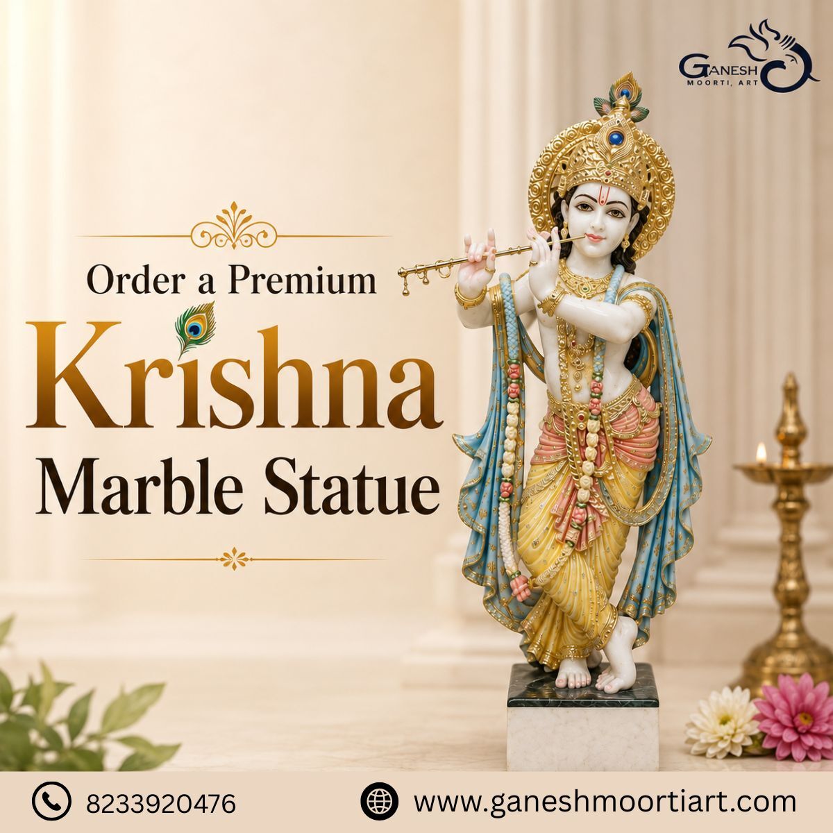 Jaipur, Household Items, INR 20000,  Order A Premium Krishna Marble Statue From Trusted Manufacturers