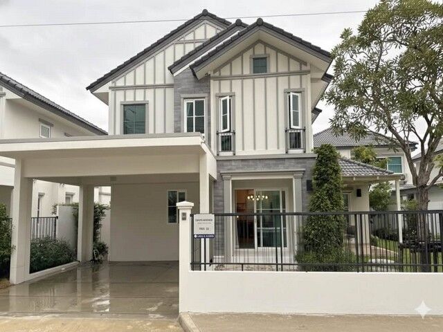 Bangkok, Villas, THB 80000,  66 Sq. Feet,  2-story Detached House For Rent, 66 Sq M, 5 Bedrooms, Villaggio 3 Srinakarin-Bangna