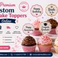 Buy Premium Custom Cupcake Toppers Online