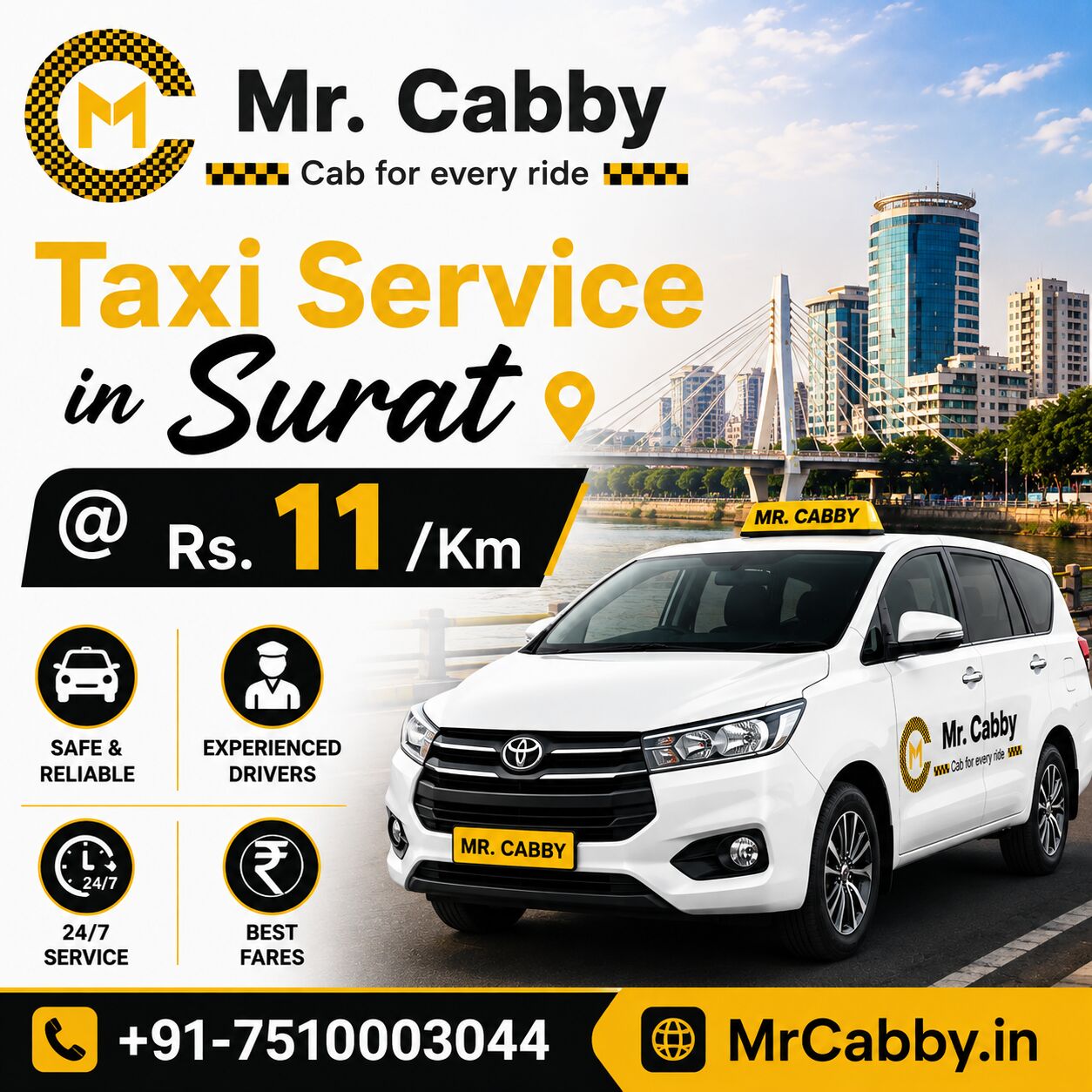 Mumbai, Rideshare, Taxi Service In Surat