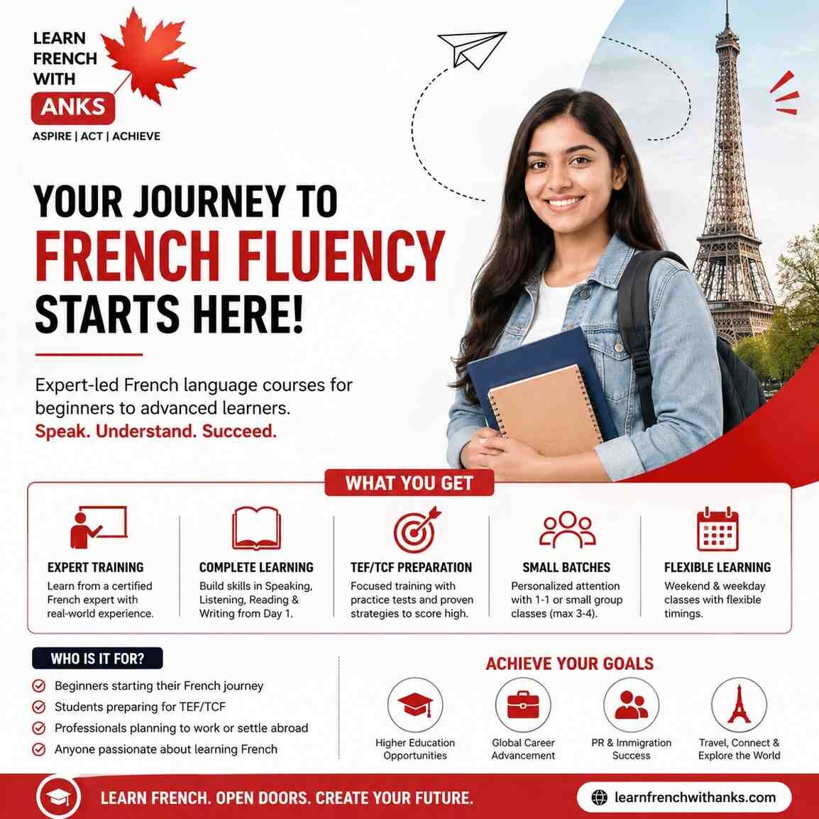 Toronto, Education, French Language Courses For Beginners & TEF/TCF Preparation