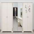 SAR 500,  Bedroom Furniture For Sale &ndash; King Size Bed + 6-Door Wardrobe