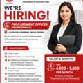 Procurement Officer (Indian Female)