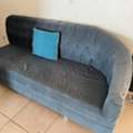 SAR 450,  3-Piece Tufted Blue Sectional / Sofa Set With Cushions