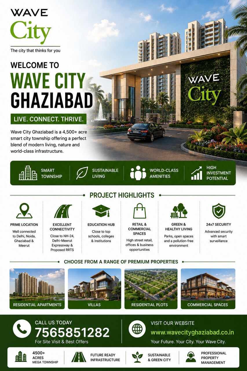 Ghaziabad, Apartments, Flats, Houses & Villas, Why Choose Wave City Ghaziabad?