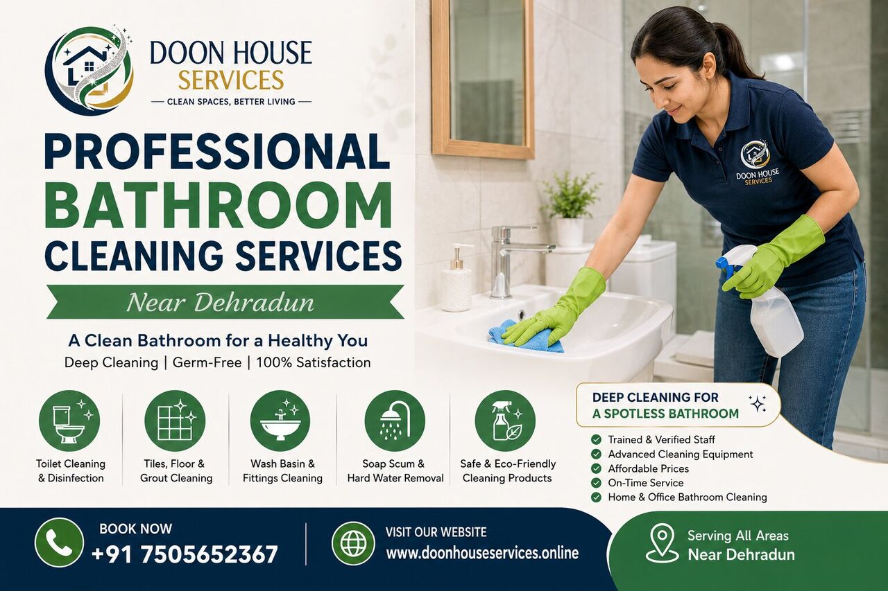 New Delhi, Cleaning, Professional Bathroom Cleaning Services Near Dehradun