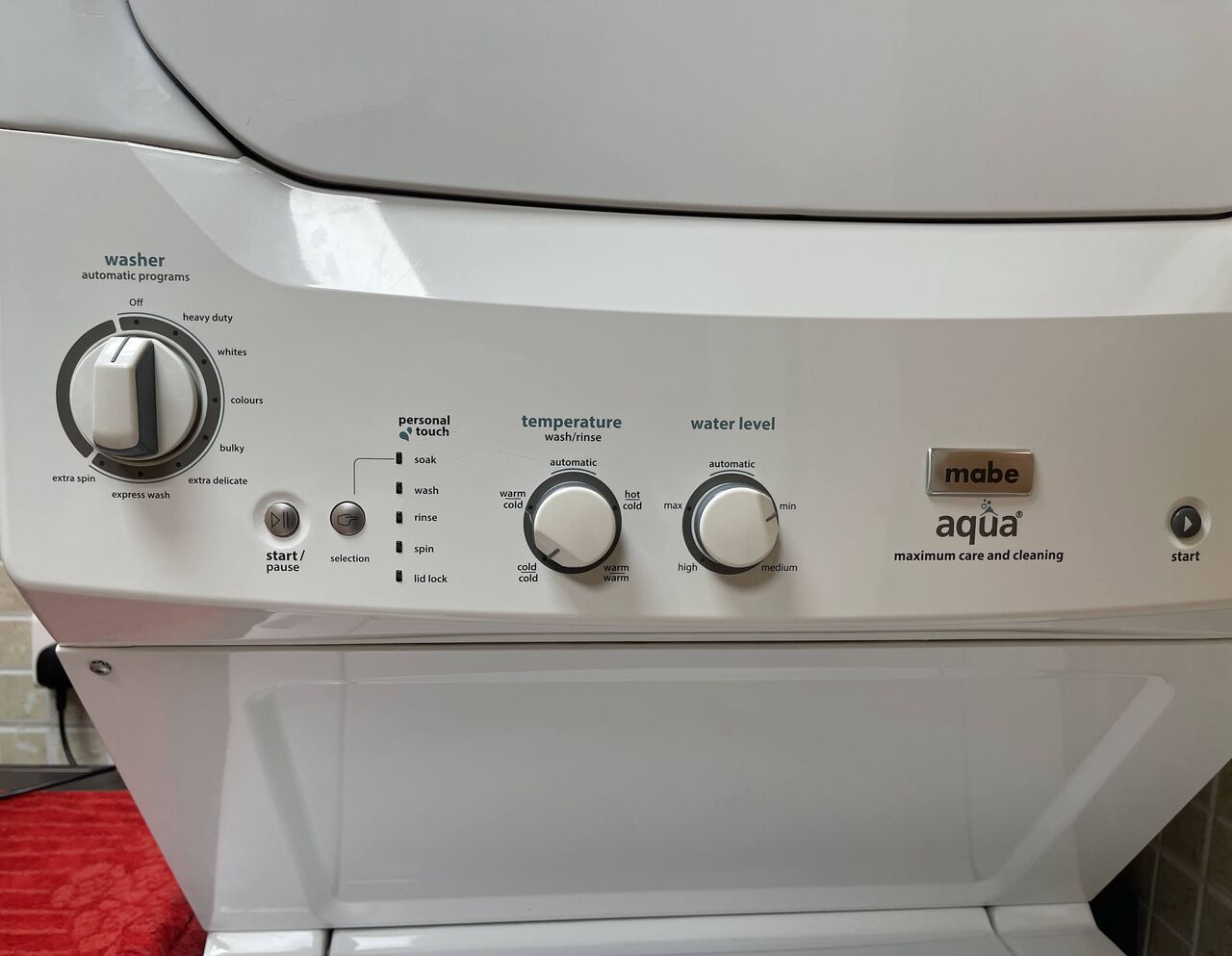 Jubail, Appliances, SAR 1000,  Mabe Washing Machine With Dryer