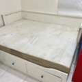 SAR 300,  IKEA Hemnes White Daybed Frame With Mattress (160x200 Cm)
