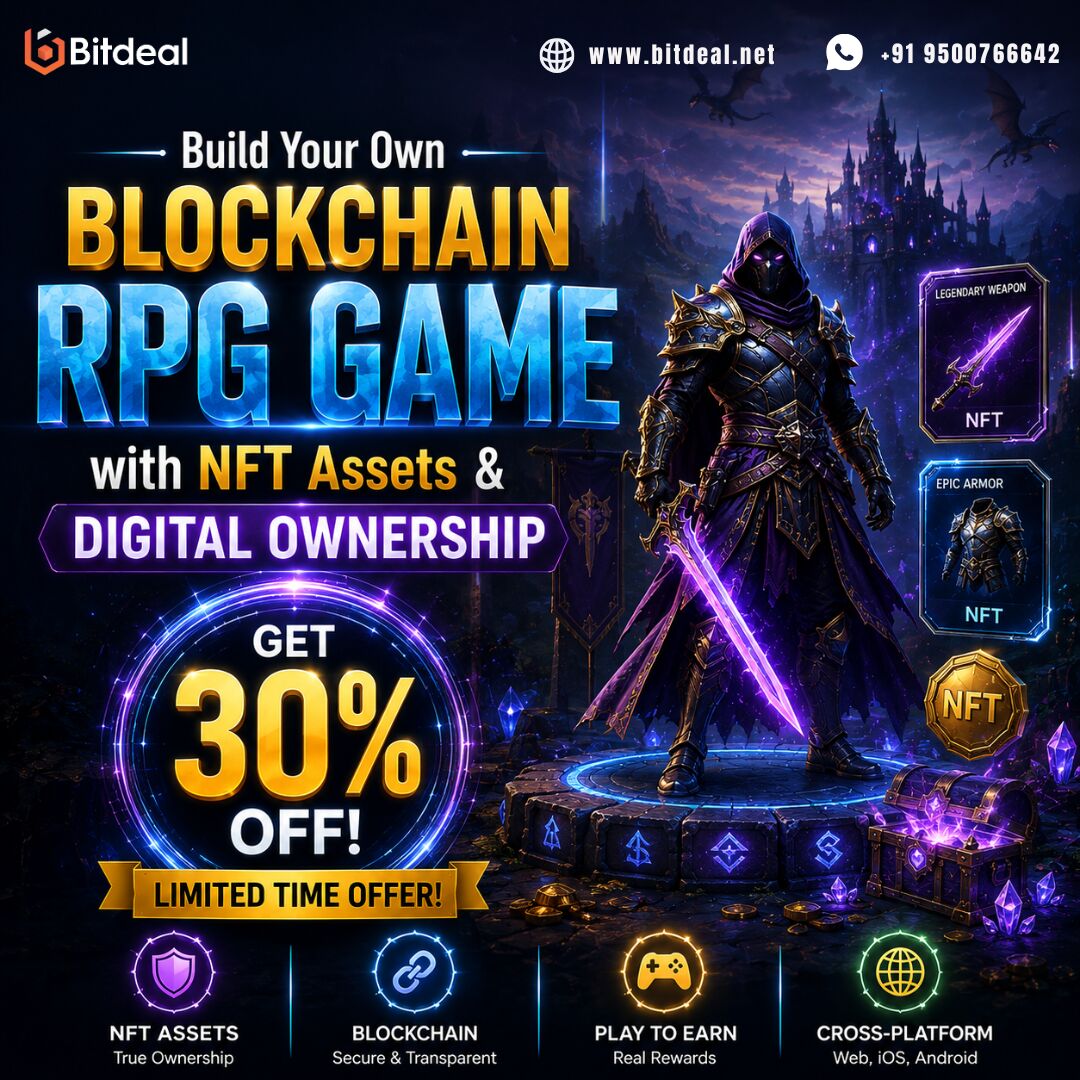Dubai, Business, Build Your Own Blockchain RPG Game With NFT Assets & Digital Ownership - Get 30% OFF!