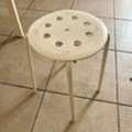 SAR 40,  Set Of 5 White Stools (Available As Set Or Separately)