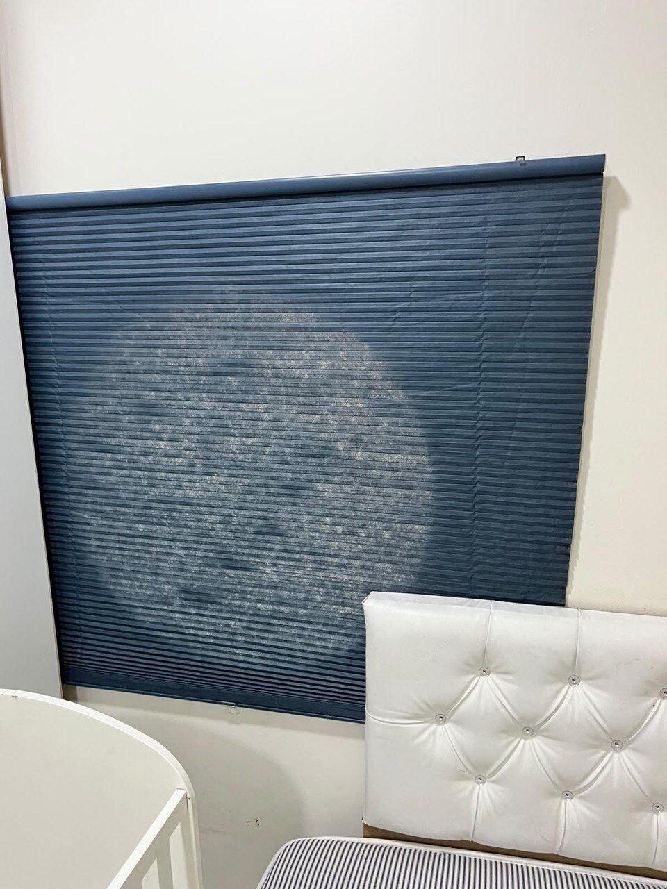 Khobar, Household Items, SAR 40,  Blue Pleated Window Blind / Shade