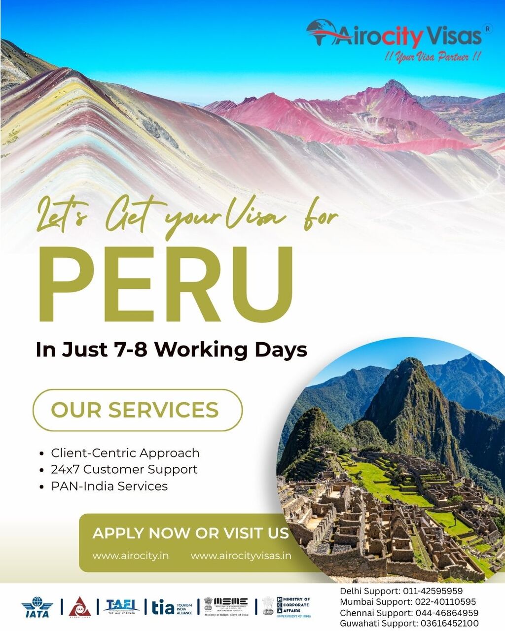 New Delhi, Travel, Professional Peru Visa Advisor In Delhi