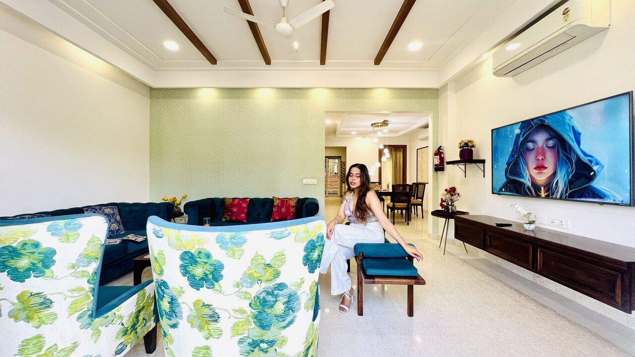 Gurgaon, Apartments, Flats, Houses & Villas, INR 15000/day,  Furnished,  3 BR,  2100 Sq. Feet,  Luxury Three Bedroom Apartment