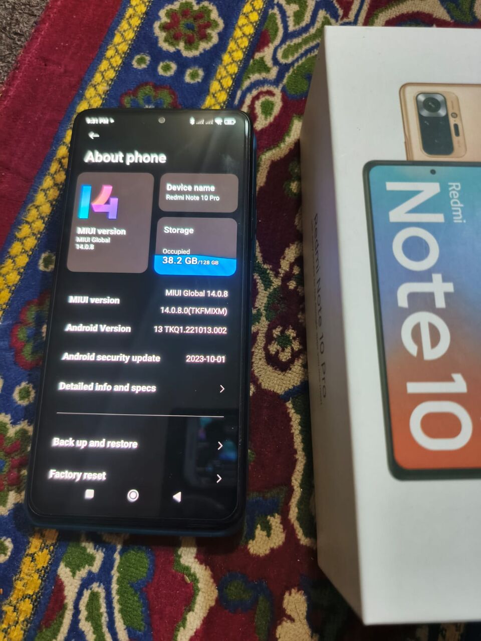 Dammam, Mobile Phones, SAR 500,  Redmi Note 10 Pro+ (128GB / 6GB RAM)