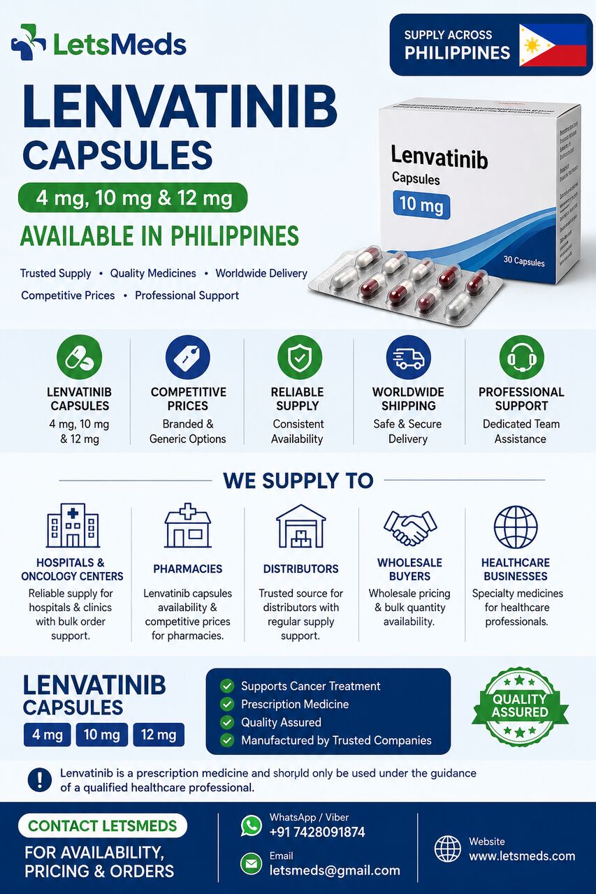 Davao City, Health & Beauty Items, PHP 1,  Lenvatinib Wholesale Supply For Buyers In The Philippines