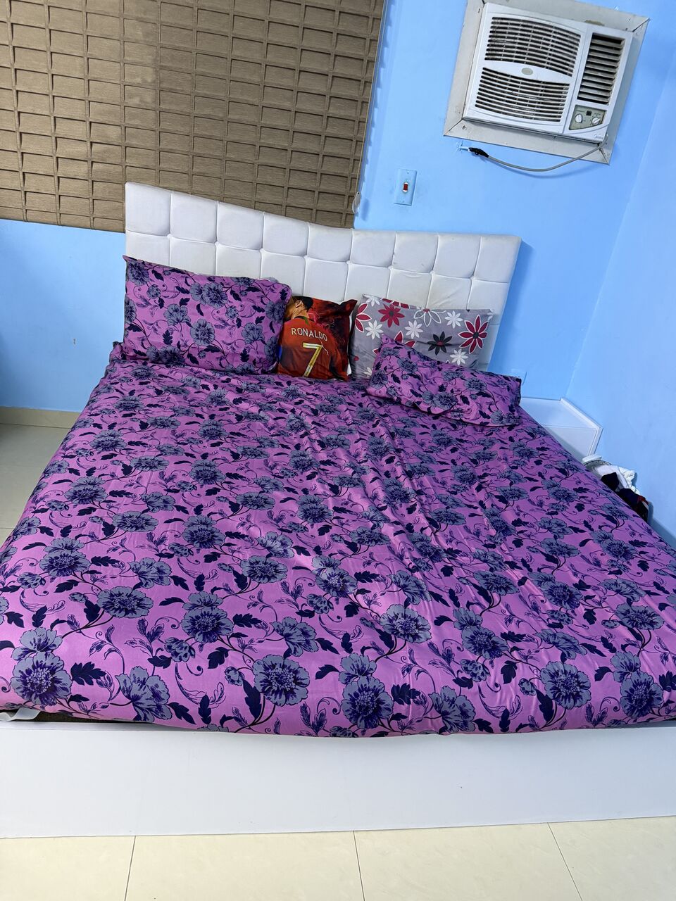 Jeddah, Furniture, SAR 1700,  Bed Room Set For Sale White Color 7 Pieces  With New Mattress